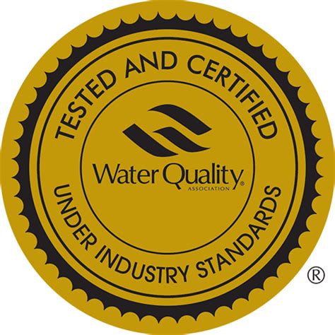 tested and certified water seal|certified water treatment systems.